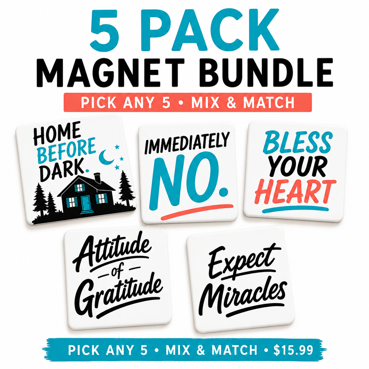 Quote Magnets 5-Pack - Event